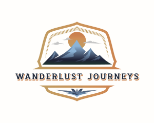 Mountain Travel Adventure logo design