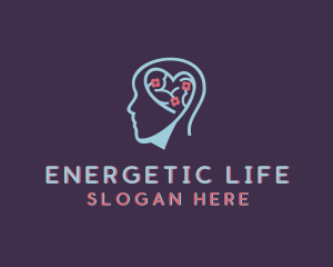 Flower Heart Mental Counselling logo design