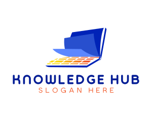 Ebook Online Class Learning logo design