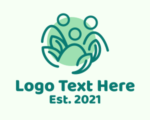 Vegan Leaf People  logo