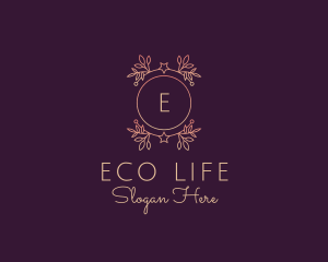 Floral Salon Feminine Boutique logo design