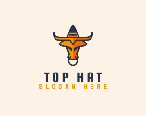 Mexican Bull Hat logo design