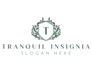 Vintage Wreath Insignia logo