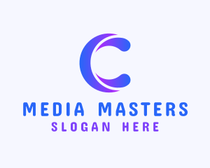 Modern Media Letter C logo