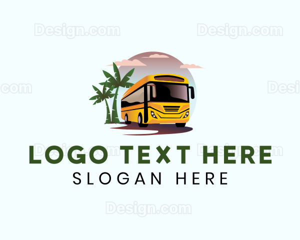 Tourist Shuttle Bus Logo