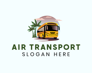 Tourist Shuttle Bus logo design