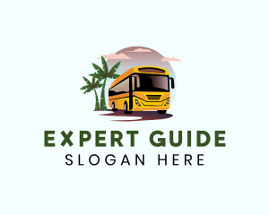 Tourist Shuttle Bus logo design