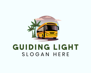 Tourist Shuttle Bus logo design