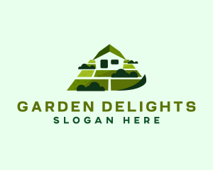 Lawn Tile House logo design