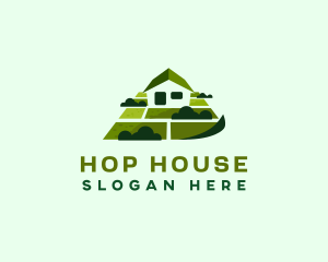 Lawn Tile House logo design