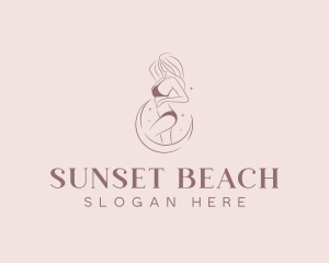 Dermatology Female Body logo design