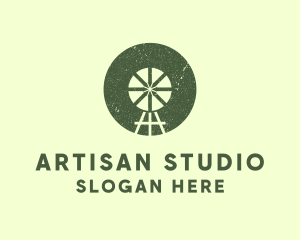 Rustic Windmill Farm logo design