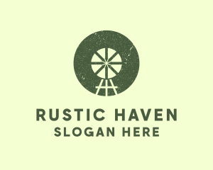 Rustic Ranch Windmill logo