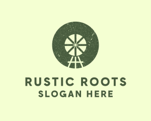 Rustic Ranch Windmill logo