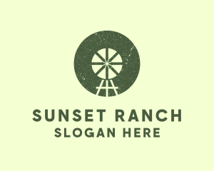 Rustic Ranch Windmill logo