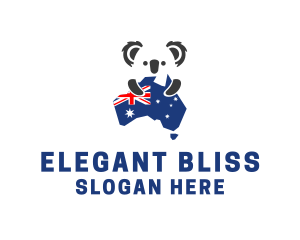 Australia Koala Bear Logo