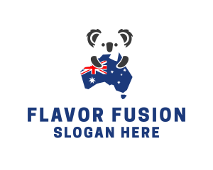 Australia Koala Bear Logo