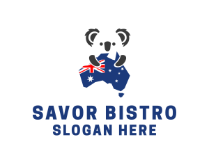 Australia Koala Bear Logo