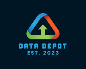 Digital Data Upgrade logo design