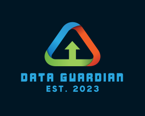 Digital Data Upgrade logo design