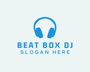 Blue DJ Headphones  logo
