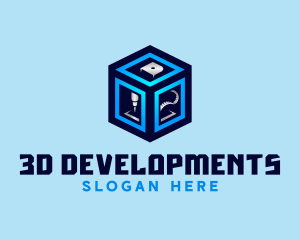 3D Printer Machine logo