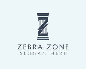 Contractor Column Letter Z logo design