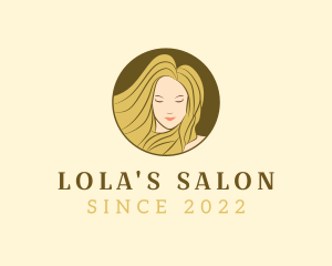 Woman Beauty Hair Salon logo design