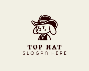 Cowboy Hat Bunny logo design