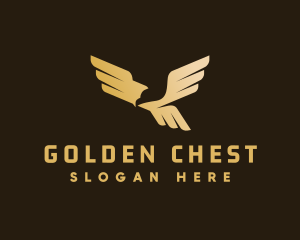 Golden Flying Eagle logo design