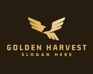 Golden Flying Eagle logo design