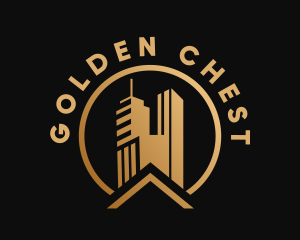 Golden Condominium Residence logo design