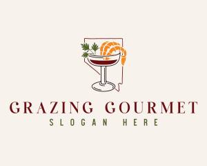 Nevada Shrimp Cocktail logo design