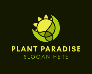 Sunrise Plant Farm logo design