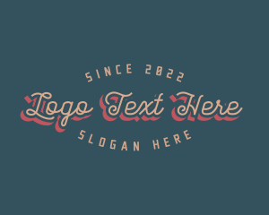 Artistic Retro Style Logo