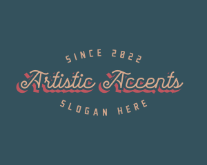 Artistic Retro Style logo design