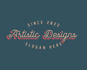 Artistic Retro Style logo design