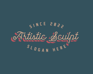 Artistic Retro Style logo design