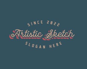 Artistic Retro Style logo design