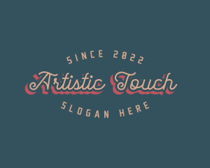 Artistic Retro Style logo design