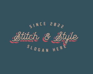 Artistic Retro Style logo design