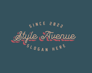 Artistic Retro Style logo design