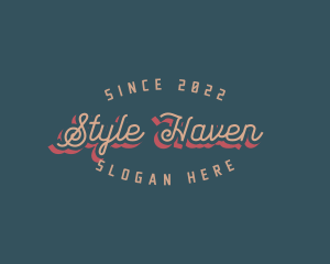 Artistic Retro Style logo design