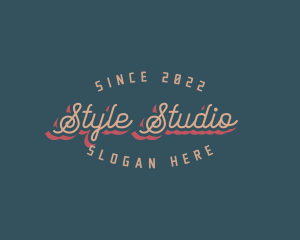 Artistic Retro Style logo design