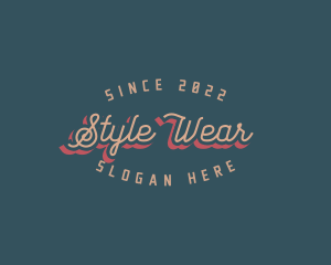 Artistic Retro Style logo design