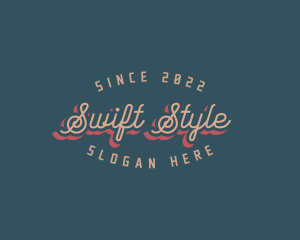 Artistic Retro Style logo design