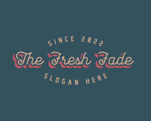 Artistic Retro Style logo design