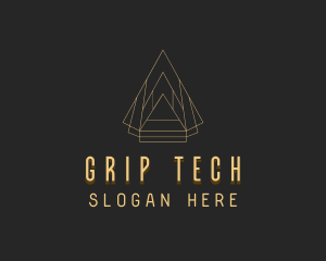 Pyramid Tech Developer logo design