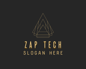 Pyramid Tech Developer logo design