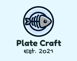 Fishbone Plate logo design